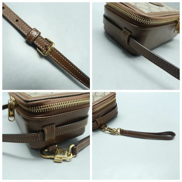 GUCCI Retro Canvas Shoulder Bag 1085-022625 - Picture 7 of 12